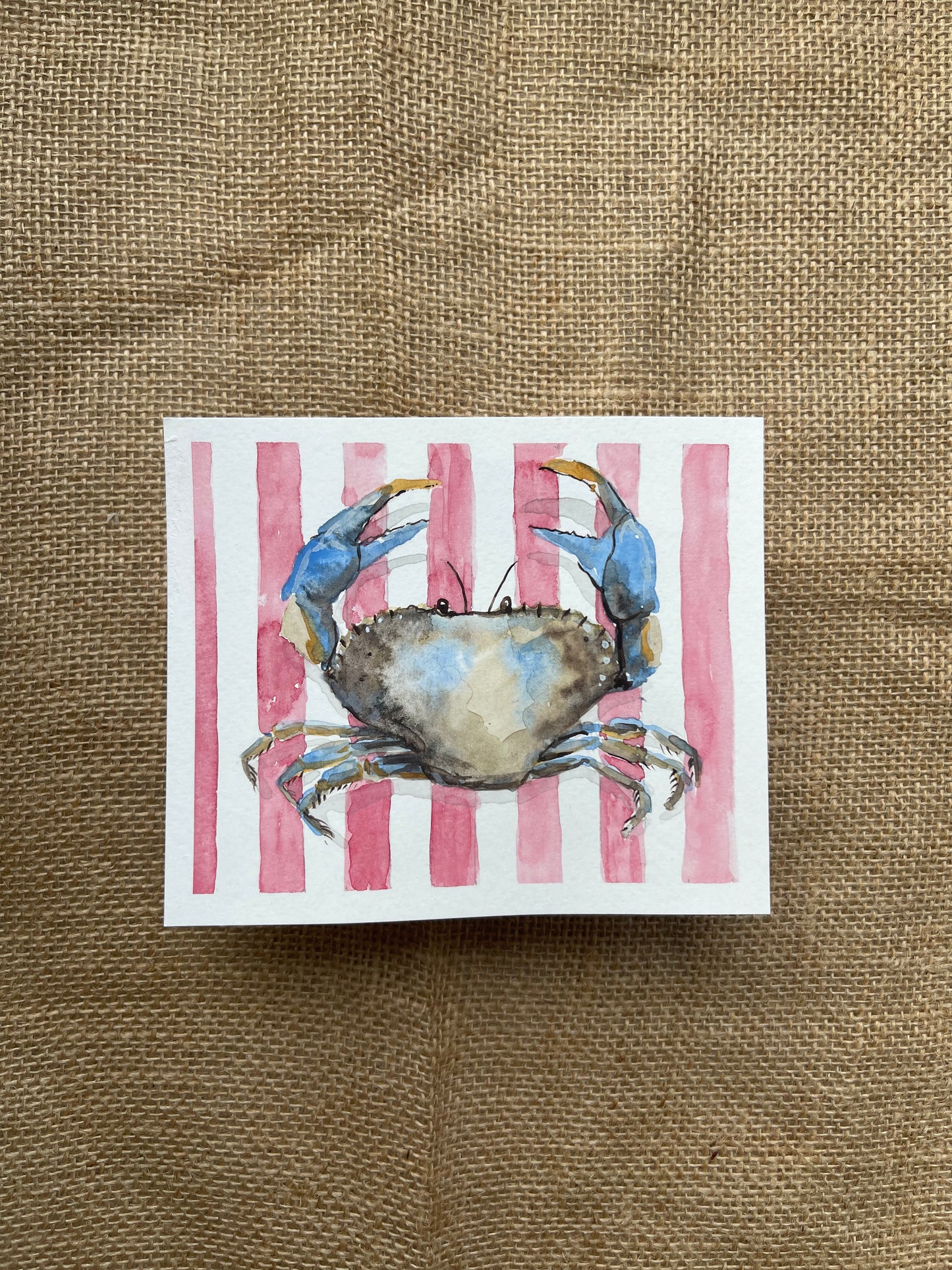 Framed Blue Crab