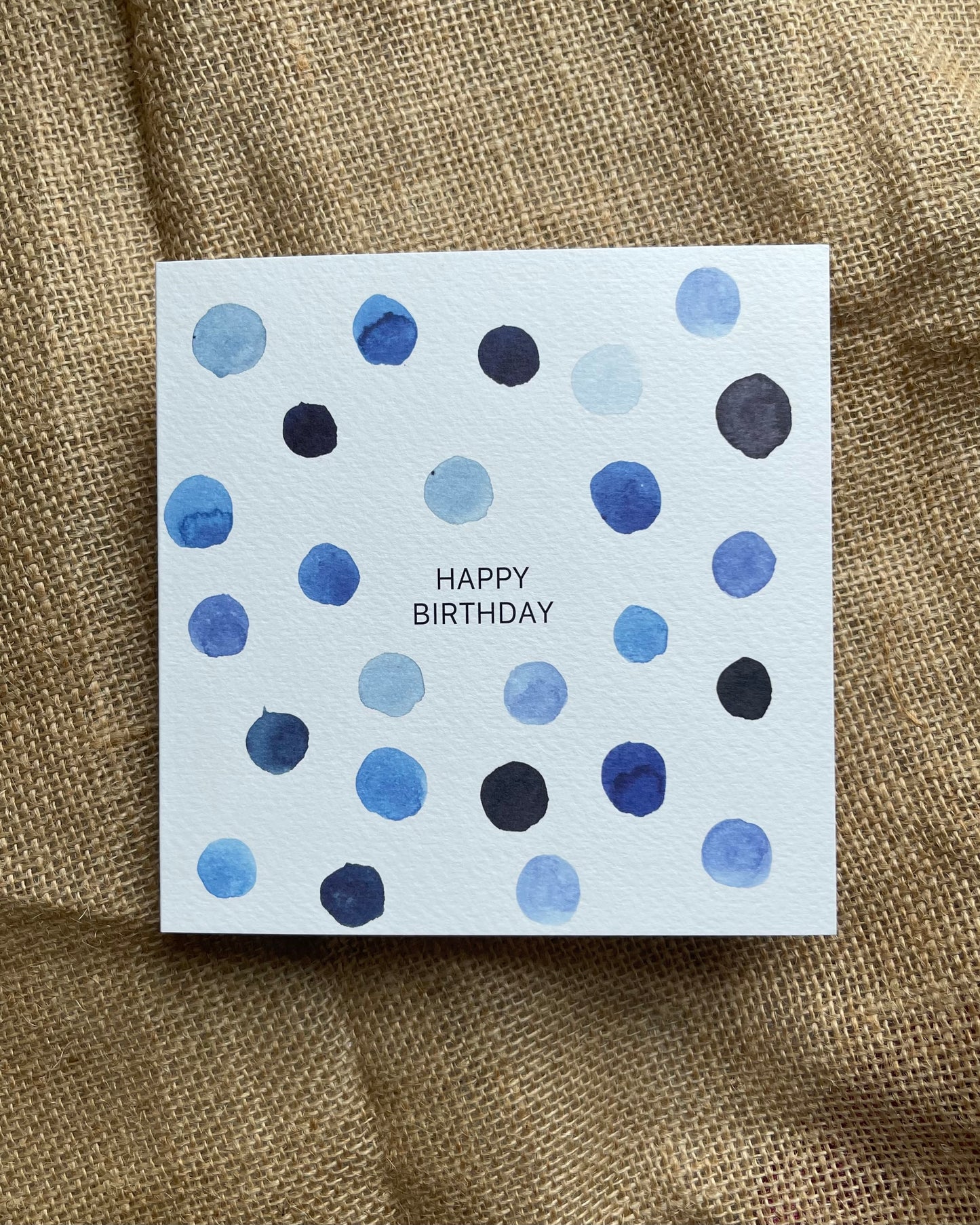 Happy Birthday Blue Dots