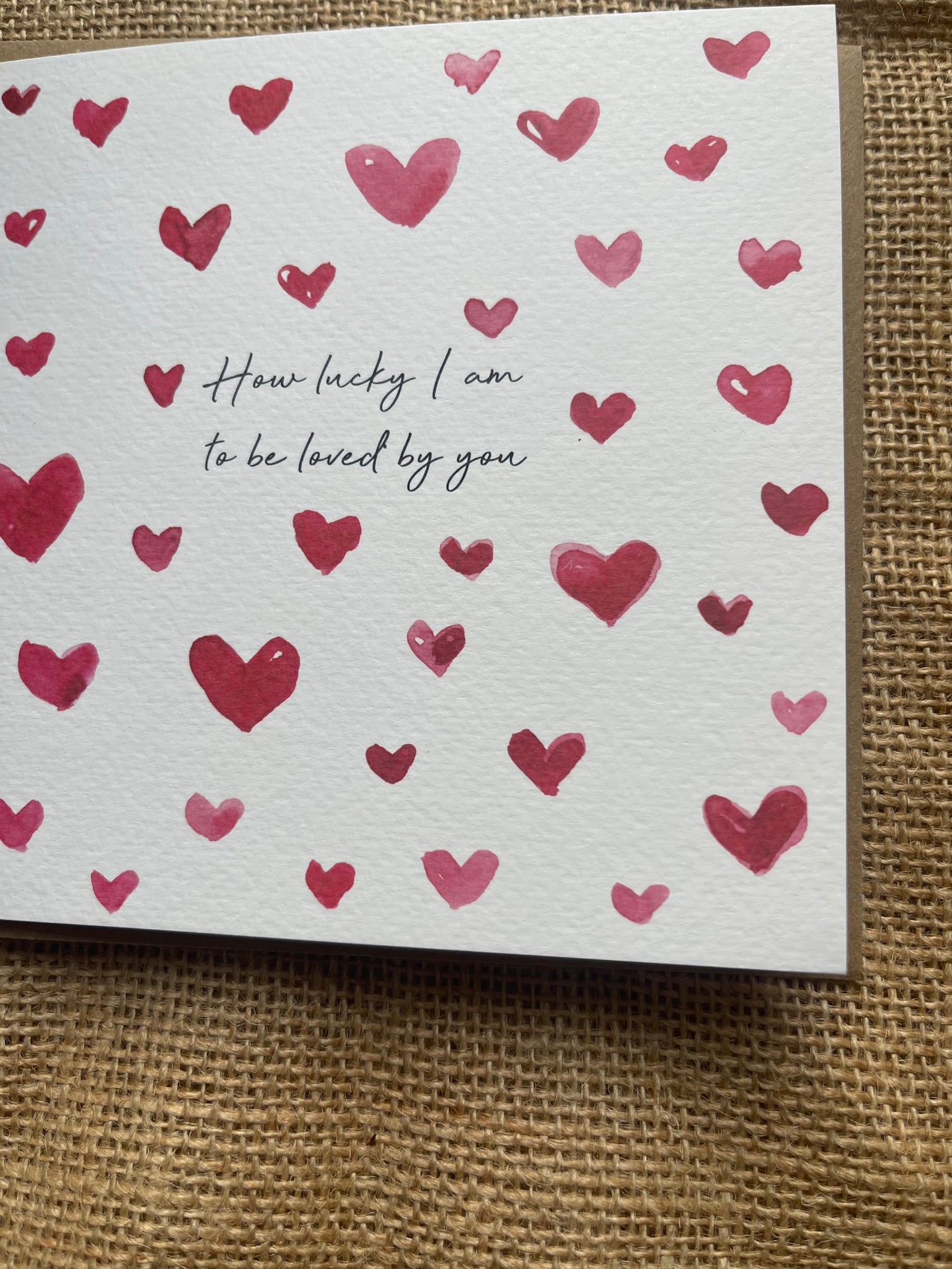 'Lucky In Love' Valentine's Day Card
