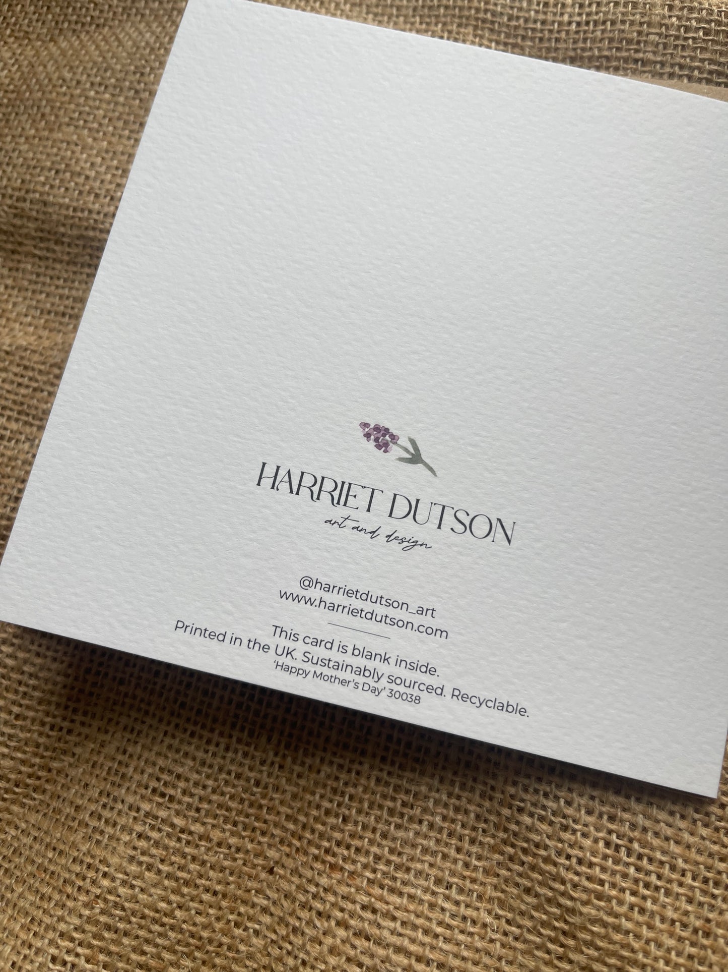 Happy Mother's Day Floral Wreath Card