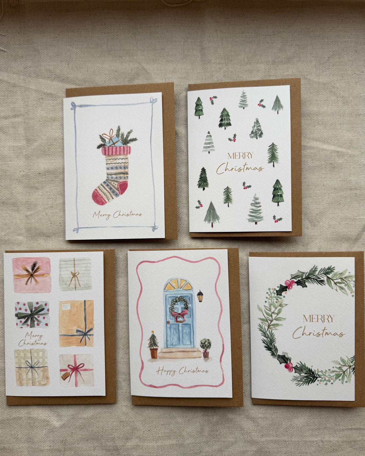 Pack of 5 Christmas Cards