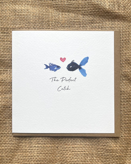 'The Perfect Catch' Valentine's Day card