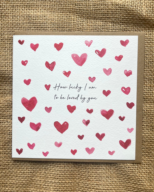 'Lucky In Love' Valentine's Day Card