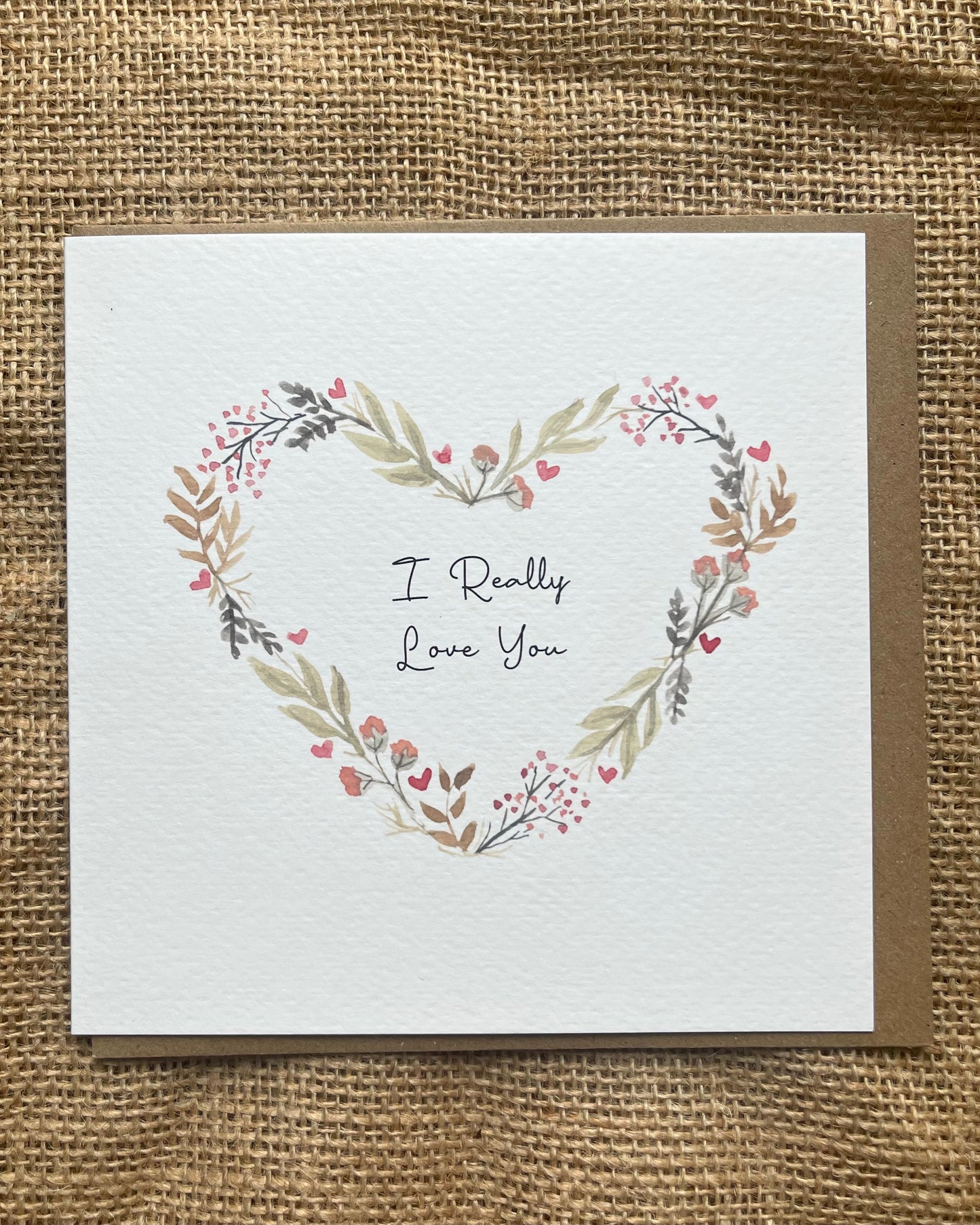 'I Really Love You' Valentine's Day Card